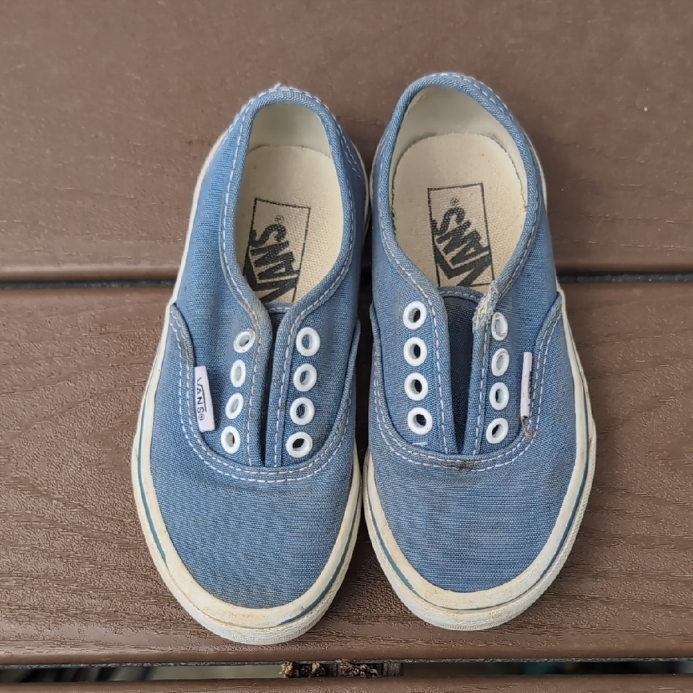 Vans Kids Blue Slip-On Shoes